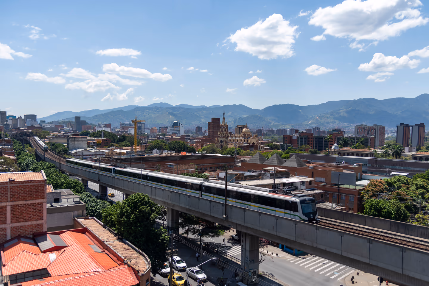 Terraza rooftop apartamento amoblado Medellín